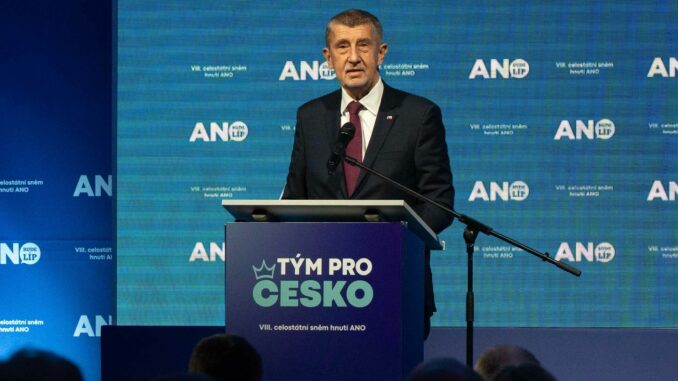 Andrej Babiš VIII. celostátní sněm hnutí ANO